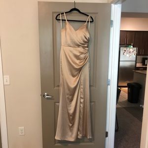 REVELRY SATIN BRIDESMAID DRESS